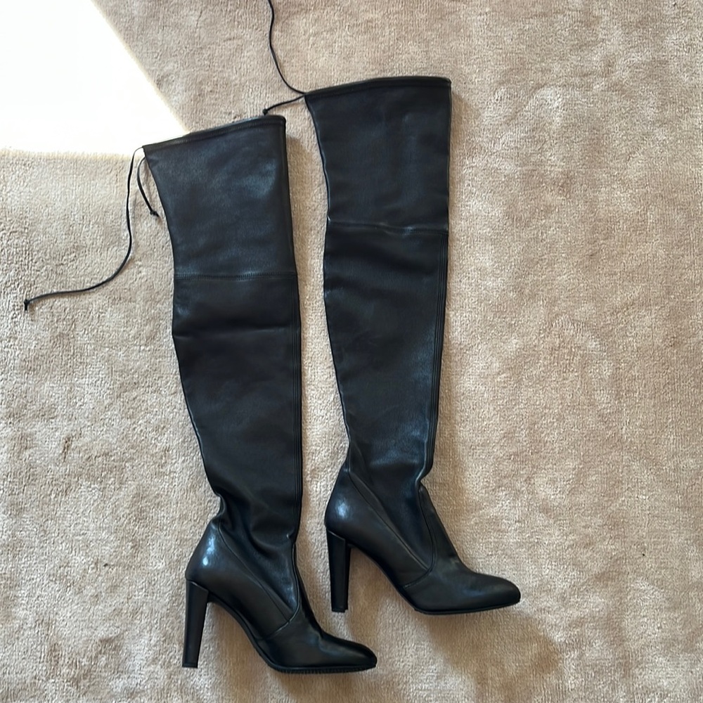 Stuart Weitzman stretch over the knee nappa boots